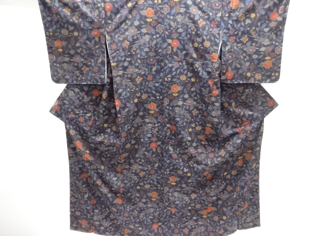 Japanese Kimono / Tsumugi Omeshi Silk